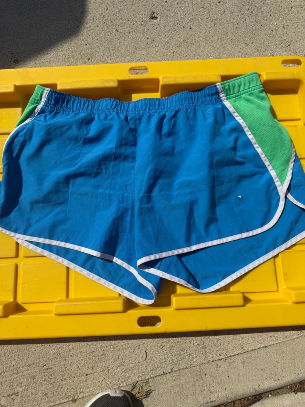 Xerison Athletic Runner Shorts (XL) with Green Accent